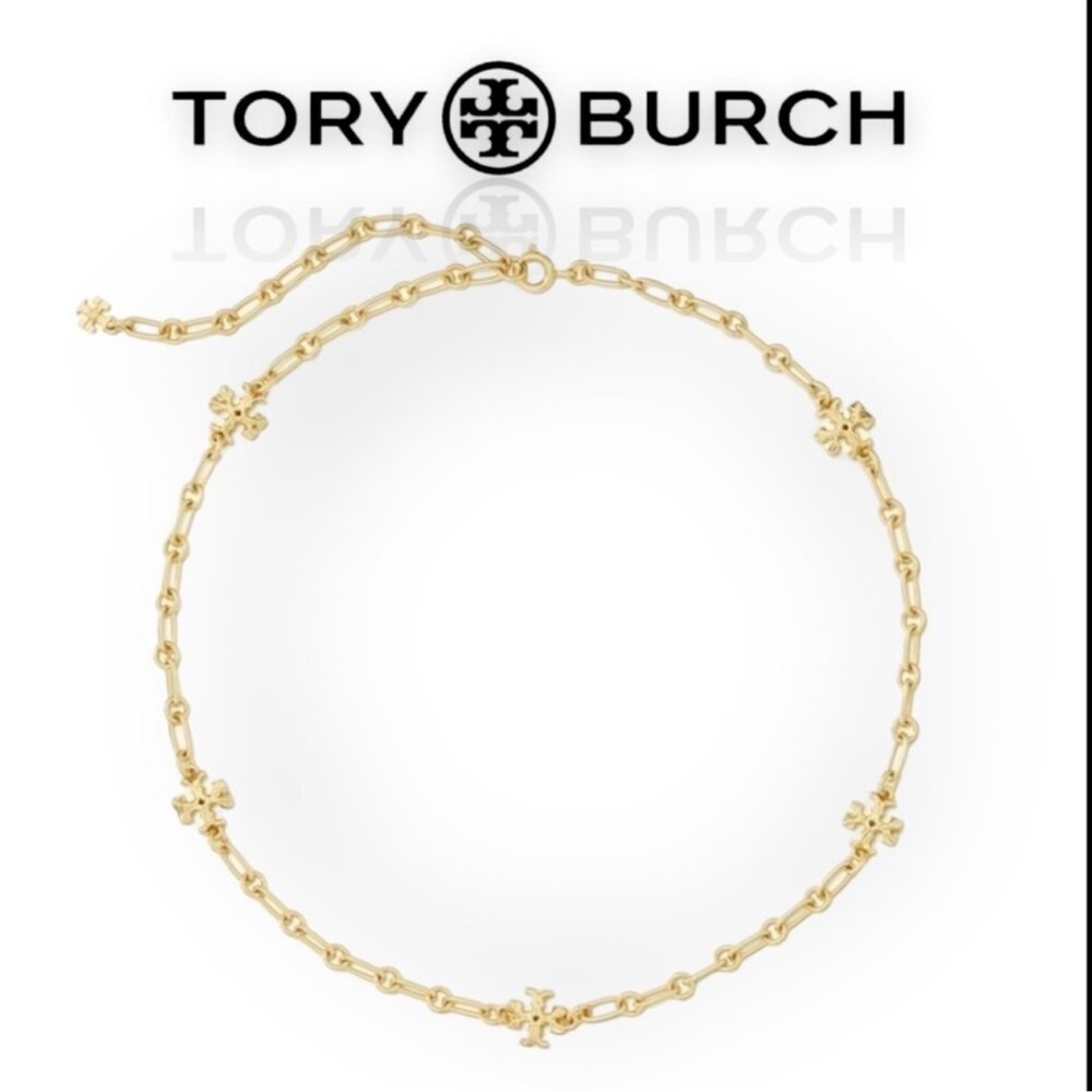 NWT TORY BURCH Gold Roxanne Necklace